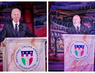 Joe Biden al gala della Regione con Bonaccini