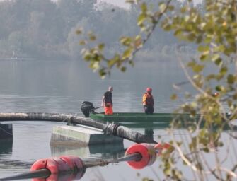 Ferrara. Elicottero si inabissa nel bacino di una cava: si temono 2 morti