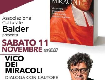 Reggio. Marcello Veneziani presenta “Vico dei Miracoli”