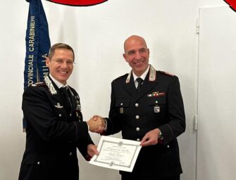 Reggio, il luogotenente dei carabinieri Pirisi premiato con la Medaglia Mauriziana