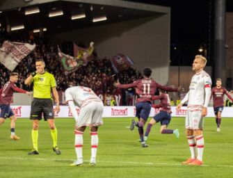 Reggiana corsara si fa il regalo di Natale, batte il Sudtirol (2 a 3)