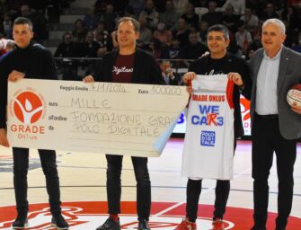 Festa al PalaBigi con la Pallacanestro Reggiana e il Grade, passi avanti per l’Ematologia