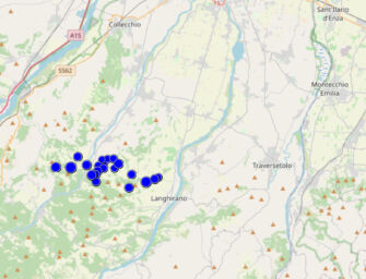 Sciame sismico, scossa di 3.1 a Langhirano