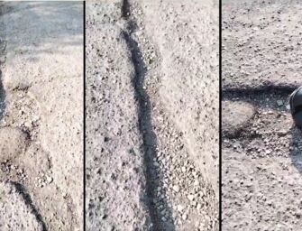 Reggio, crateri davanti al tribunale