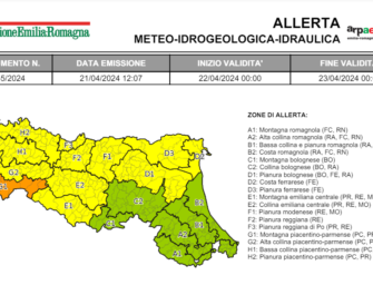 Allerta meteo: neve, pioggia e vento in Emilia