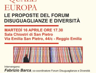 Reggio. Ai Chiostri di San Pietro la presentazione del libro “Quale Europa”