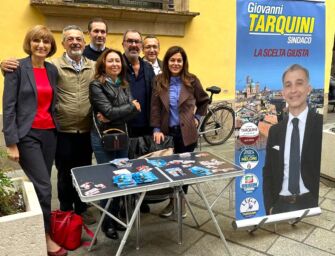 Elezioni 24, centrodestra. Tarquini e i candidati incontrano i cittadini