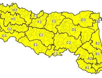 Allerta meteo per temporali in Emilia-Romagna
