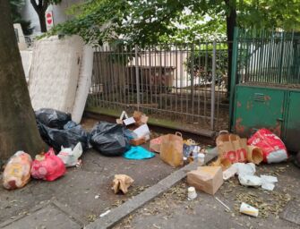 Reggio, ancora degrado in zona stazione