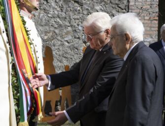 Steinmeier a Marzabotto: “Provo solo dolore e vergogna, la Germania vi chiede perdono”
