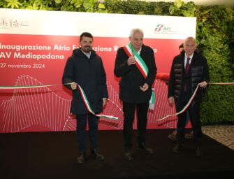 Mediopadana, inaugurato nuovo atrio est