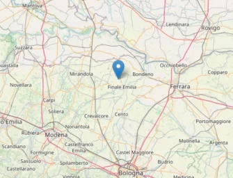Scossa di terremoto di magnitudo 3.5 a Finale Emilia (nel Modenese)