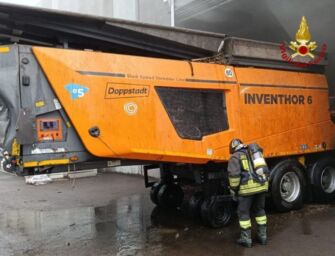 Principio di incendio all’impianto Iren di Gavassa: l’ipotesi di un guasto meccanico