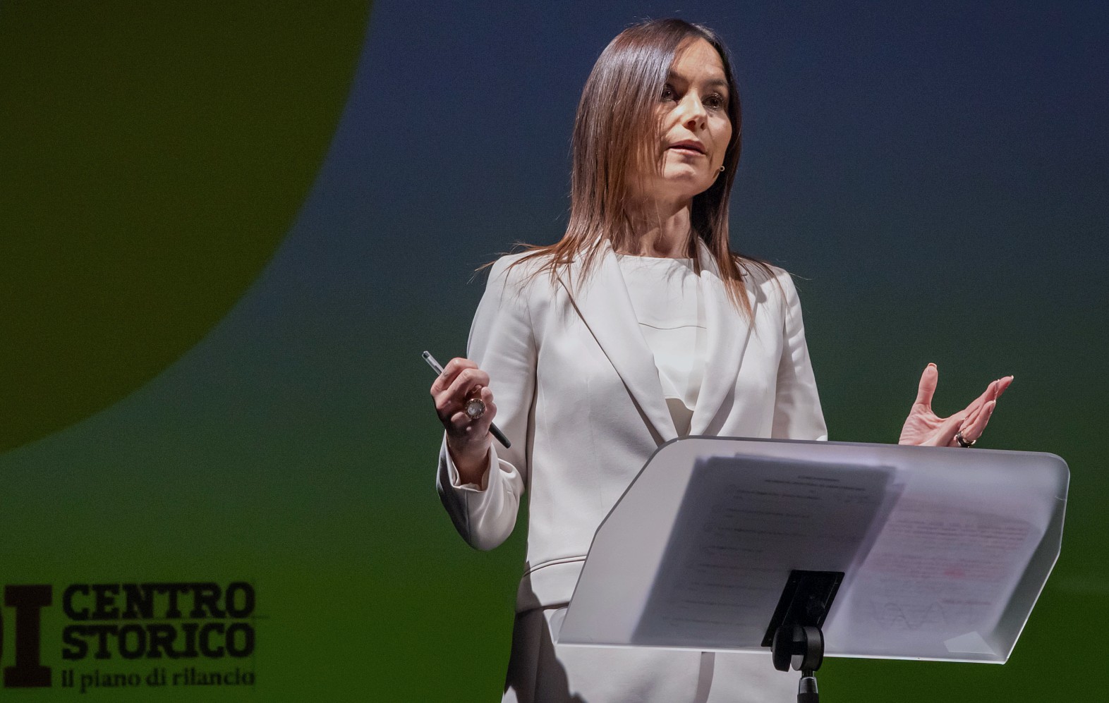 Stefania Bondavalli, assessora all'economia urbana e allo sport del Comune di Reggio Emilia