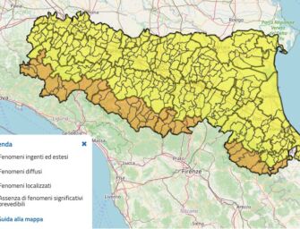 Domenica 4 maggio in Emilia allerta arancione per vento e gialla per temporali