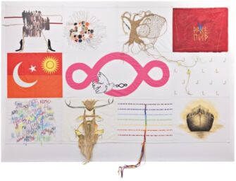 Alla biblioteca Panizzi di Reggio inaugurata “La Bandiera della Pace Preventiva” con Pistoletto