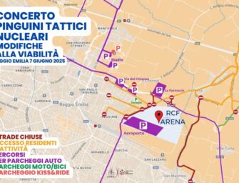 Concerto dei Pinguini Tattici Nucleari alla Rcf Arena di Reggio: come cambia la viabilità