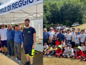 Mammi in visita al campo della Protezione civile a Minozzo: “Esperienza preziosa di educazione”