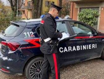 Novellara, brandisce un’accetta e minaccia i carabinieri: denunciato 45enne