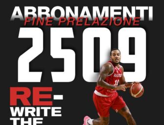Pallacanestro Reggiana, la fase di prelazione si chiude con 2509 abbonamenti