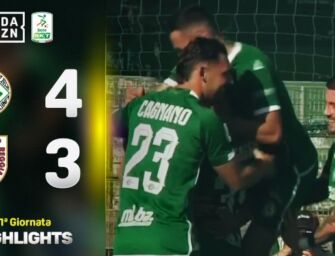 Avellino-Reggiana 4-3: gli highlights della partita