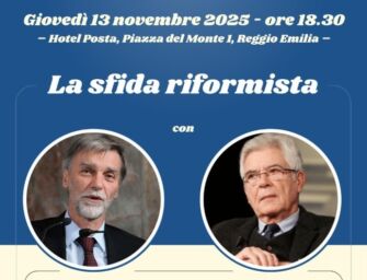 Parte da Reggio “La sfida riformista”: idee e prospettive per l’Italia con Martelli e Delrio