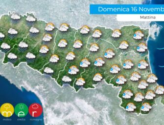 Domenica 16 novembre in Emilia allerta arancione per piene dei fiumi e frane