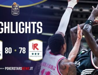 Virtus Bologna vs Pallacanestro Reggiana 80-78: gli highlights della partita