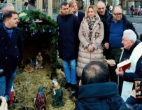 Reggio, il centrodestra allestisce un presepe in stazione: “Custodire la tradizione”
