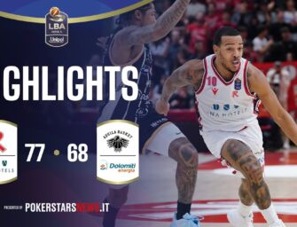 Una Hotels Reggio Emilia vs Dolomiti Energia Trentino 77-68: gli highlights della partita