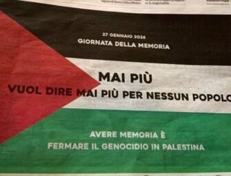 A Bologna proteste proPal per Gaza durante la cerimonia del Giorno della Memoria