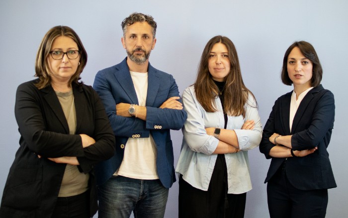 I consiglieri regionali reggiani del Pd Elena Carletti, Andrea Costa, Maria Laura Arduini e Anna Fornili