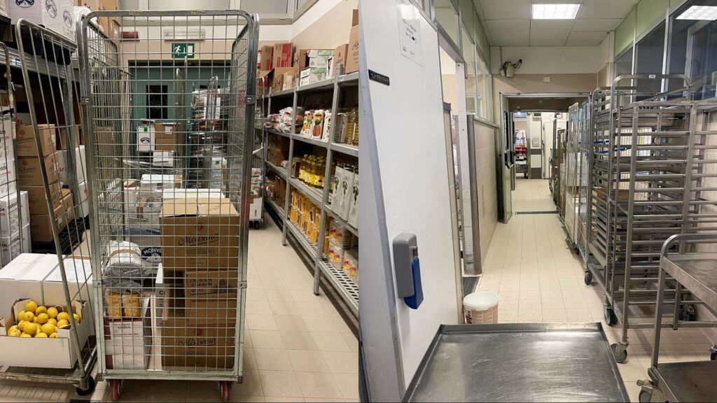 Le cucine dell'arcispedale Santa Maria Nuova di Reggio Emilia