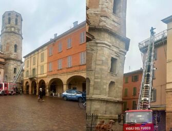 Reggio, paura in piazza San Prospero per un principio di incendio in un edificio