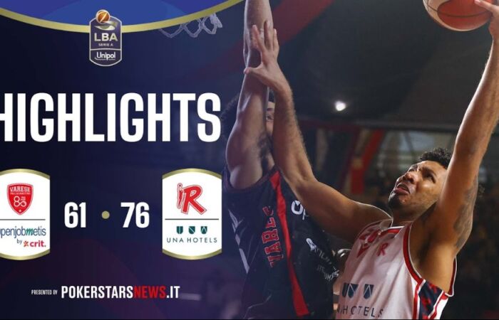 [Basket] Openjobmetis Varese-UNA Hotels Reggio Emilia 61-76: gli highlights