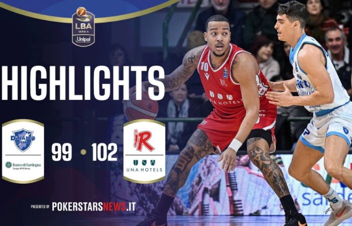 [Basket] Dinamo Sassari-Pallacanestro Reggiana 99-102: gli highlights della partita
