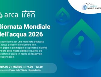 A Reggio un gazebo di Arca/EduIren in piazza per scoprire l’acqua e le sue proprietà