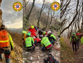 Pietra di Bismantova, due ventenni scivolano sul sentiero e finiscono in ospedale