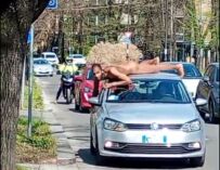 Uomo nudo in strada a Reggio, il Comune risarcirà gli automobilisti danneggiati