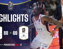 [Basket] Una Hotels Reggio Emilia – Bertram Derthona Tortona 88-69: gli highlights