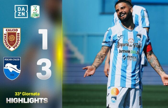 [Calcio] Reggiana-Pescara 1-3: gli highlights della partita