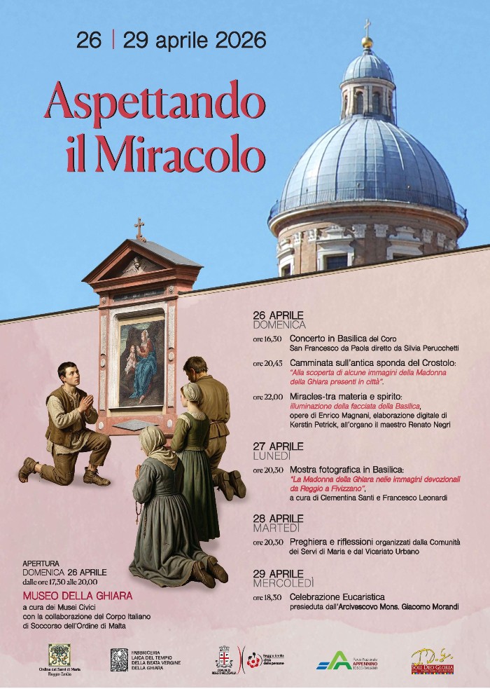 La locandina del programma di "Aspettando il Miracolo" 