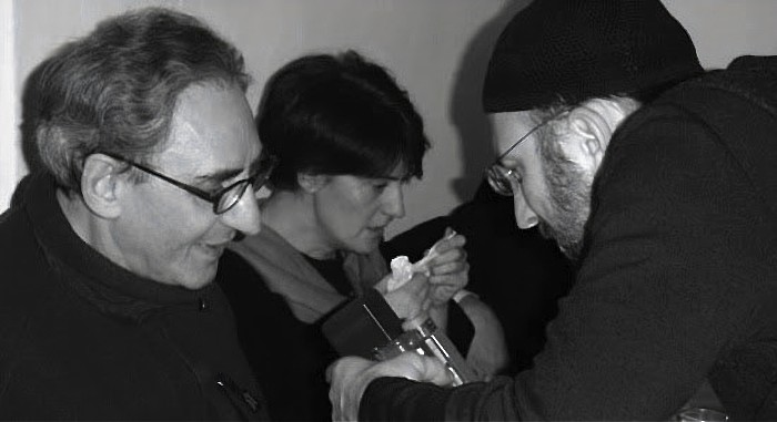 Stefano Meneghetti con Franco Battiato