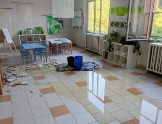 Reggio, crollata una parte di controsoffitto al nido-scuola Rita Levi Montalcini