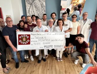 Teste Quadre, cuore granata e solidarietà: 13.000 euro per la Pediatria dell’ospedale