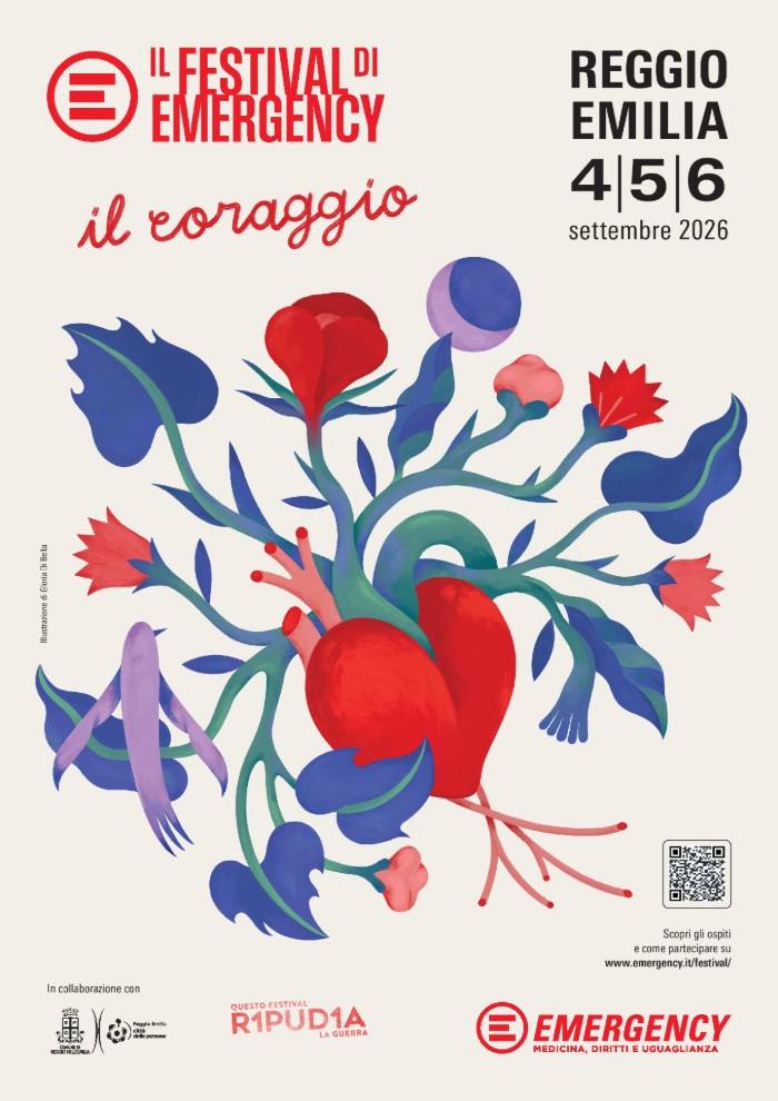 La locandina del Festival di Emergency 2026