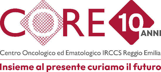 Il logo del decennale del Core di Reggio Emilia