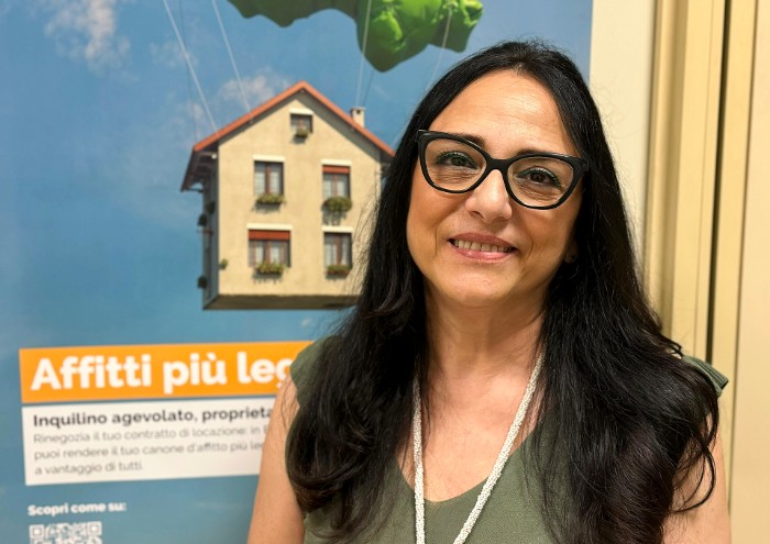 Eugenia Cella, leader del sindacato inquilini Sicet di Modena e Reggio Emilia