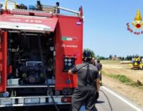 Incidente stradale a Cadelbosco Sopra, si scontrano auto e moto: due feriti