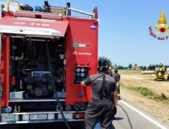 Incidente stradale a Cadelbosco Sopra, si scontrano auto e moto: due feriti
